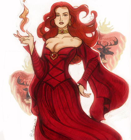 the red woman