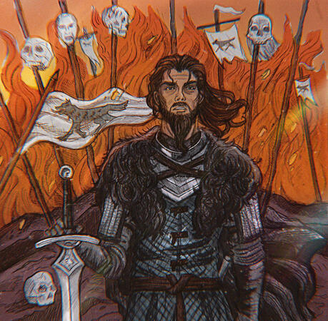 theon stark, the hungry wolf